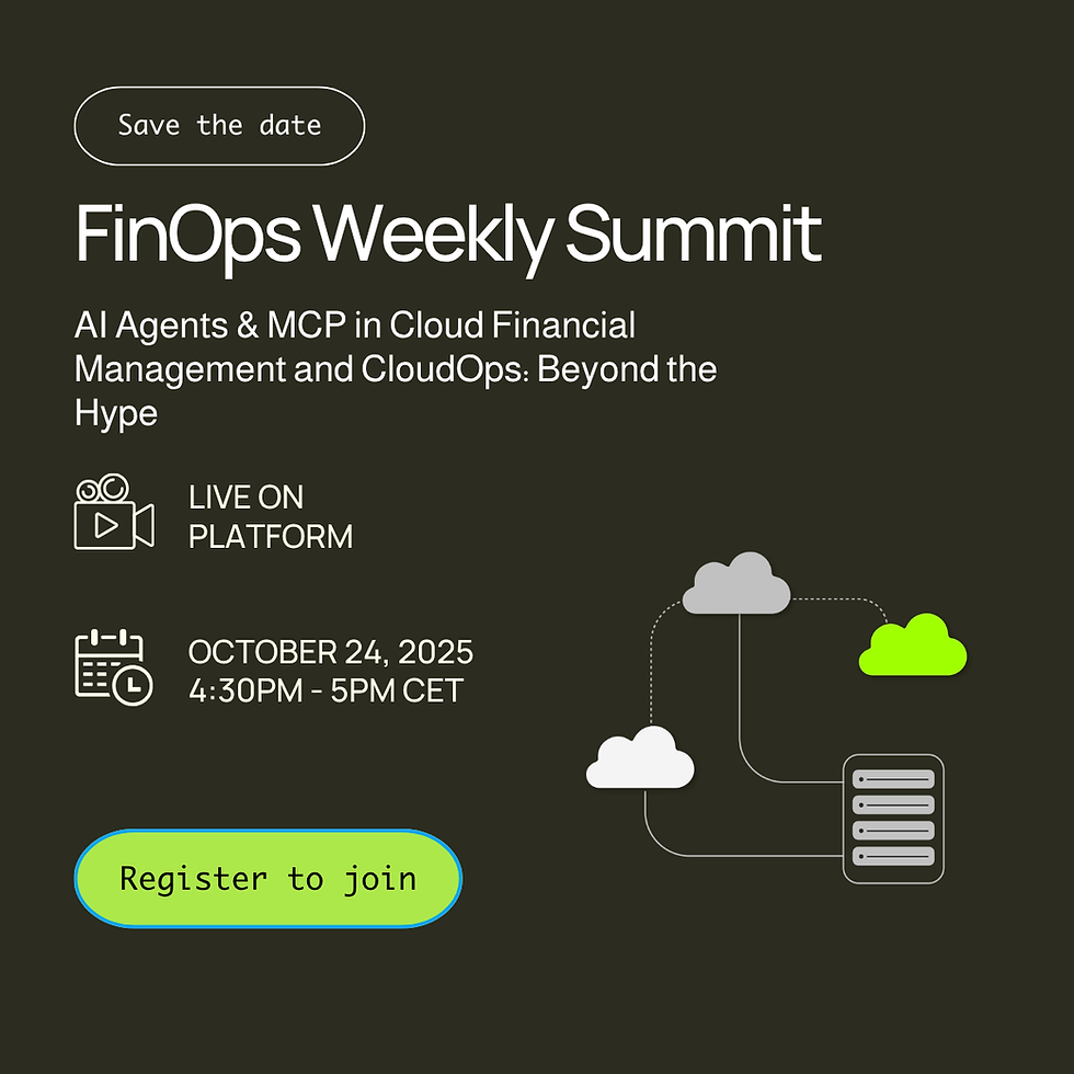 MCP and Agentic AI for Cloud FinOps