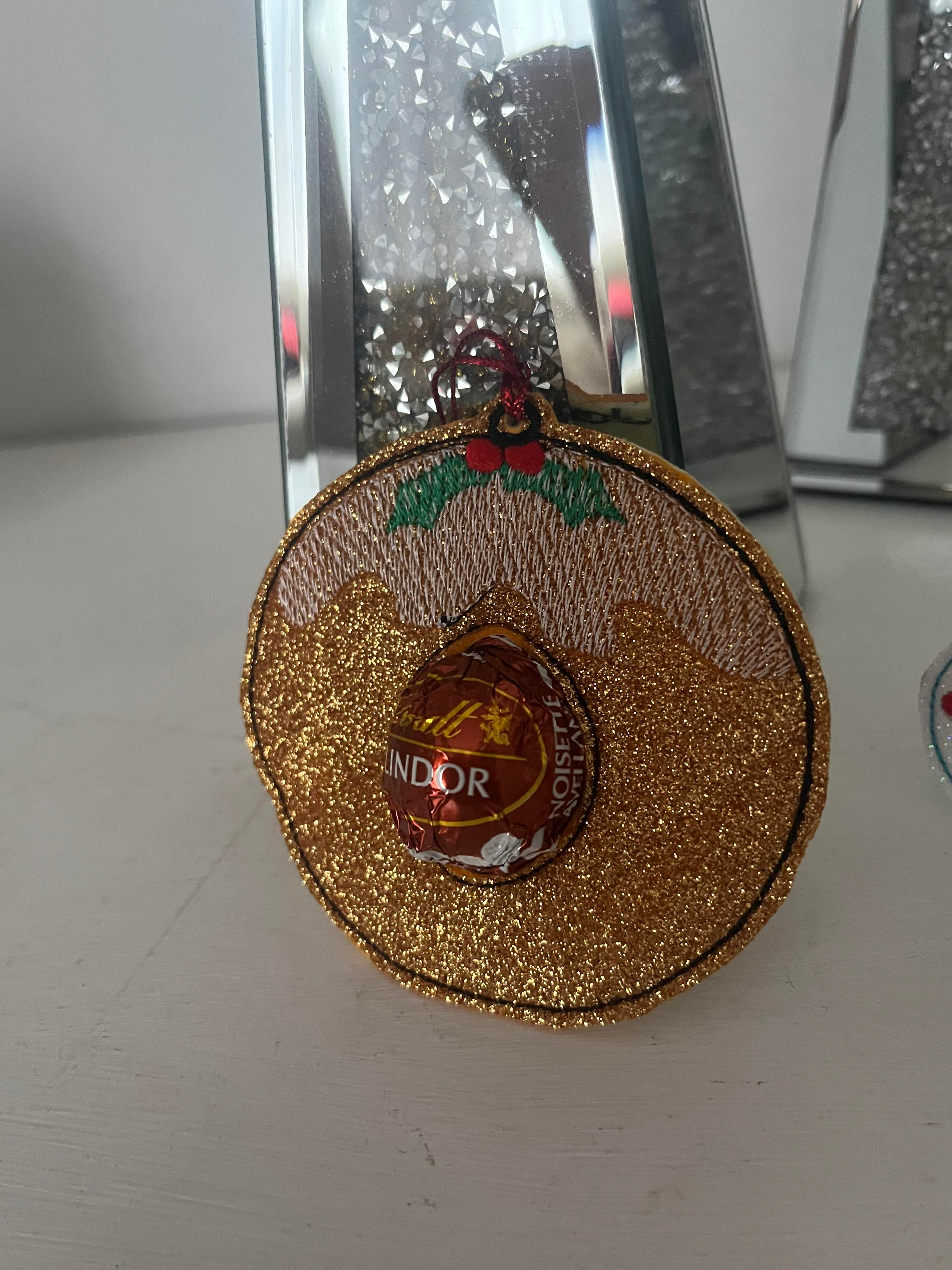 Xmas Chocolate Holder Xmas Pud