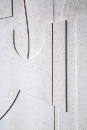 7-design-Agora wall sculpture-stone finish