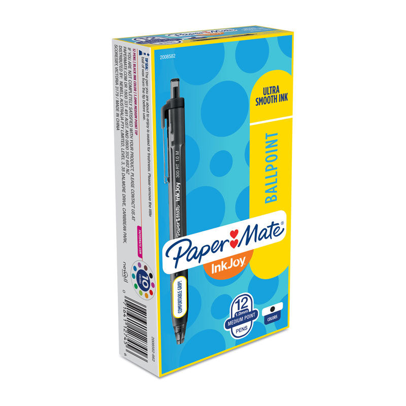 Thumbnail: Paper Mate InkJoy 300RT Retract Ball Pen Blk Bx12