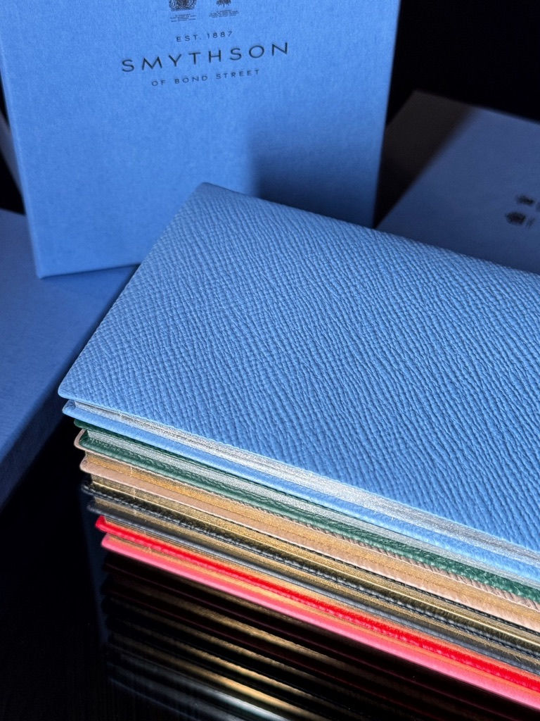 最優雅的聖誕禮物Smythson 小羊皮封面筆記本與隨身週曆本