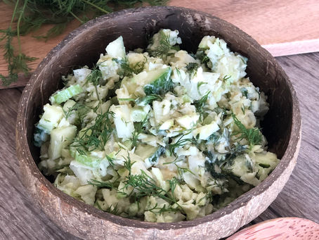 Raw Vegan Zucchini Salad 