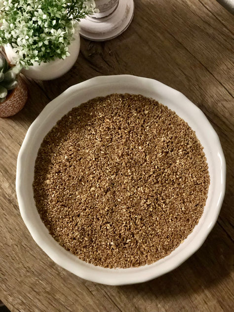 Pecan & Rolled Oats Pie Crust