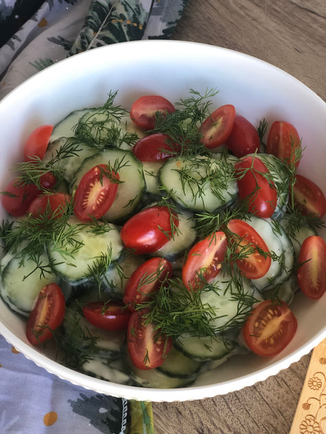 Cucumber & Tomato Salad