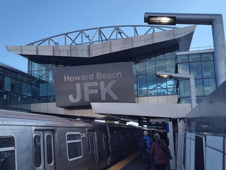 Chegando e saindo de New York