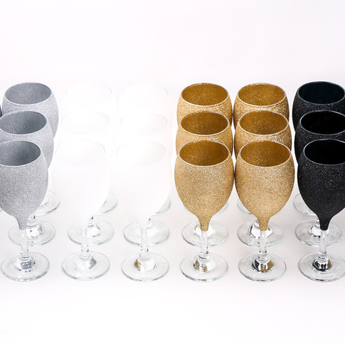 Glitter Wine Glasses