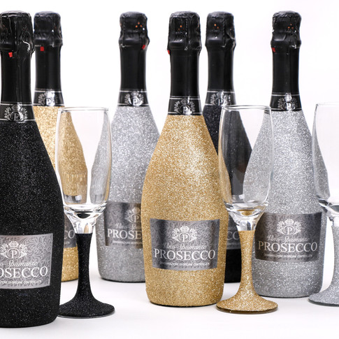 Glitter Wine Glasses