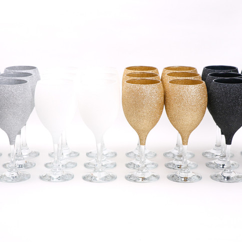 Glitter Wine Glasses
