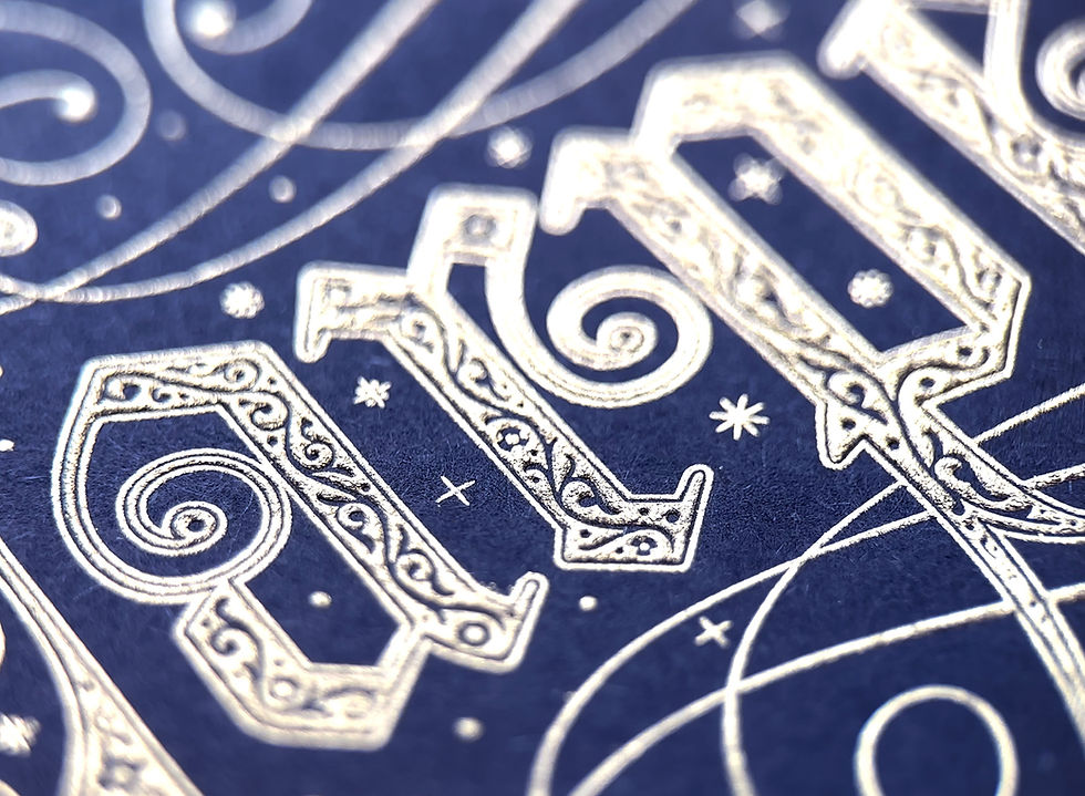 Thumbnail: Carpe Diem - Gold on Midnight Blue 