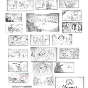 Mean Girls Storyboard Sketches