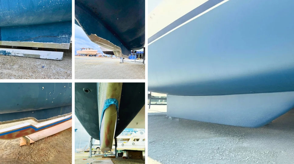 Before & After: Leopard 50 Catamaran Restoration