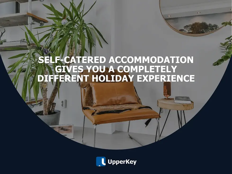 Self-catered holiday stays offer unique experience