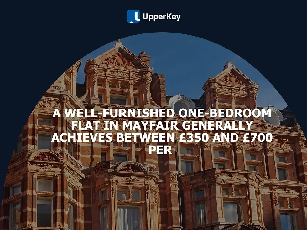 well-furnished one-bedroom flat in Mayfair