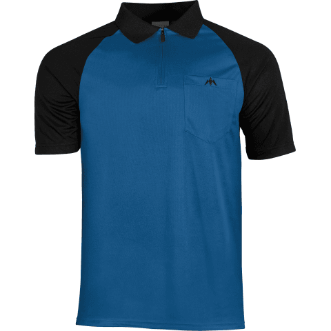 EXOS Cool FX Darts Shirt Blue Front