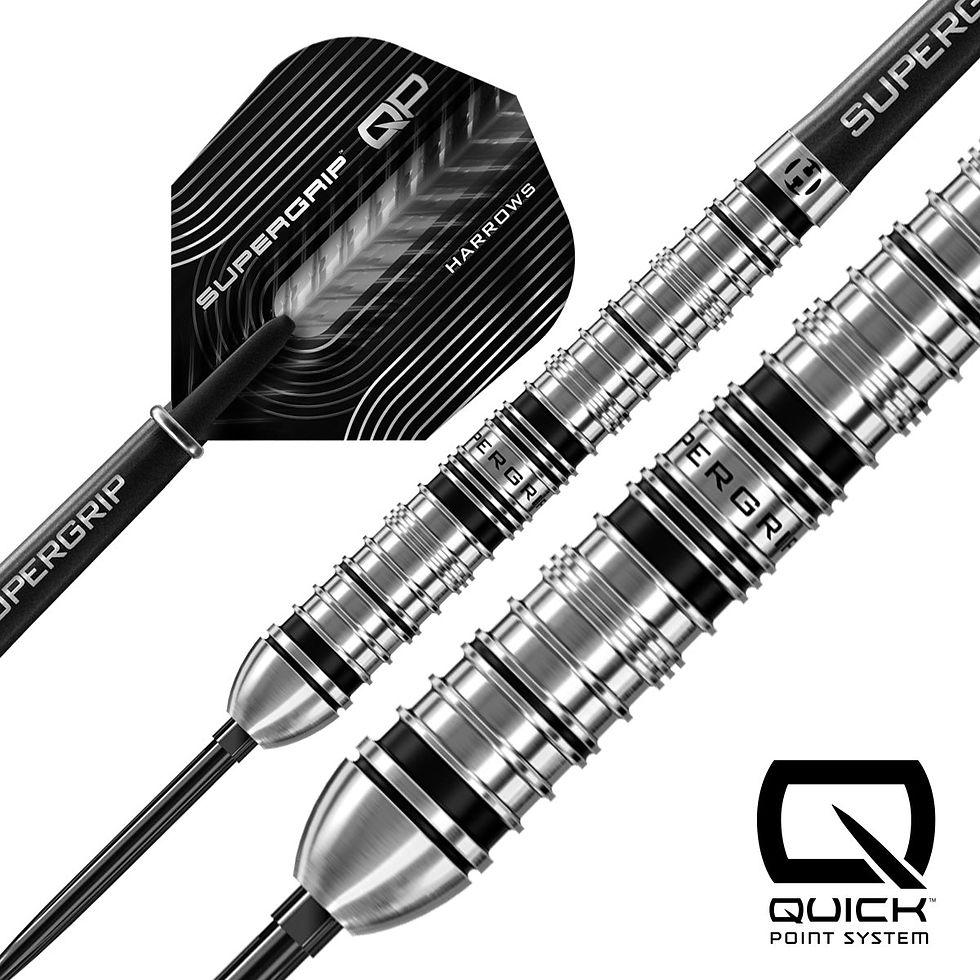 Thumbnail: Harrows Supergrip Tapered With Quick Points