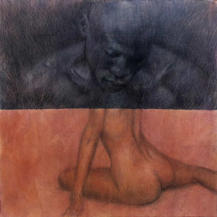 Œuvre de Xiaoyun Fan intitulée Addicted to attractive à la Galerie d'art contemporain ‘The Muisca’ à Paris