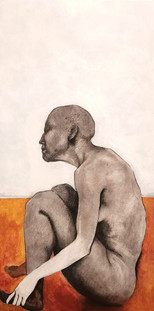 Œuvre de Alejandro Rodriguez intitulée Jonas à la Galerie d'art contemporain ‘The Muisca’ à Paris