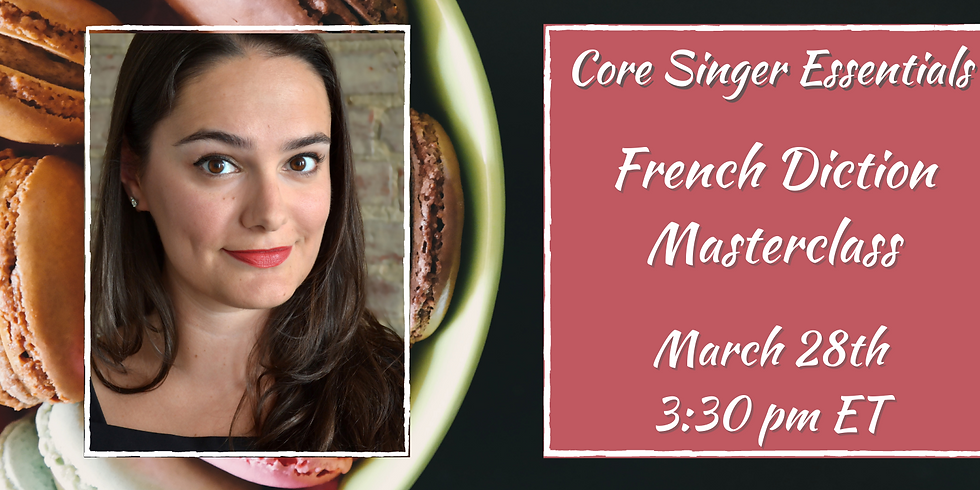 French Diction Masterclass with Claire Galloway