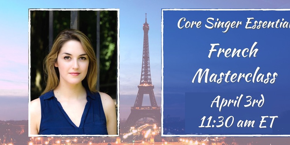 French Masterclass with Barbara Kits