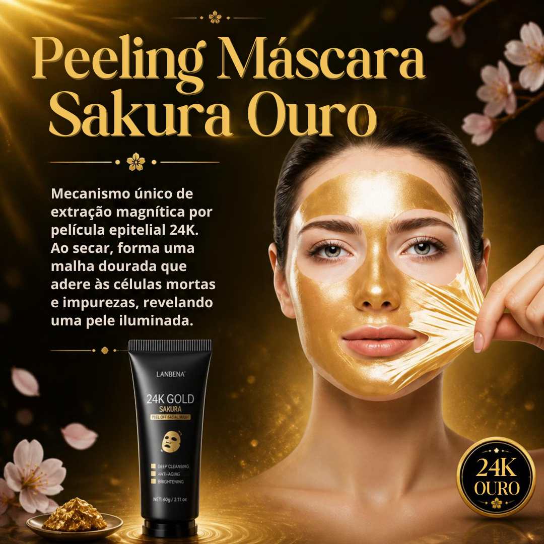 Peeling Máscara Sakura Ouro