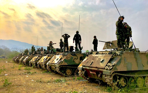 Soldiers and Tanks