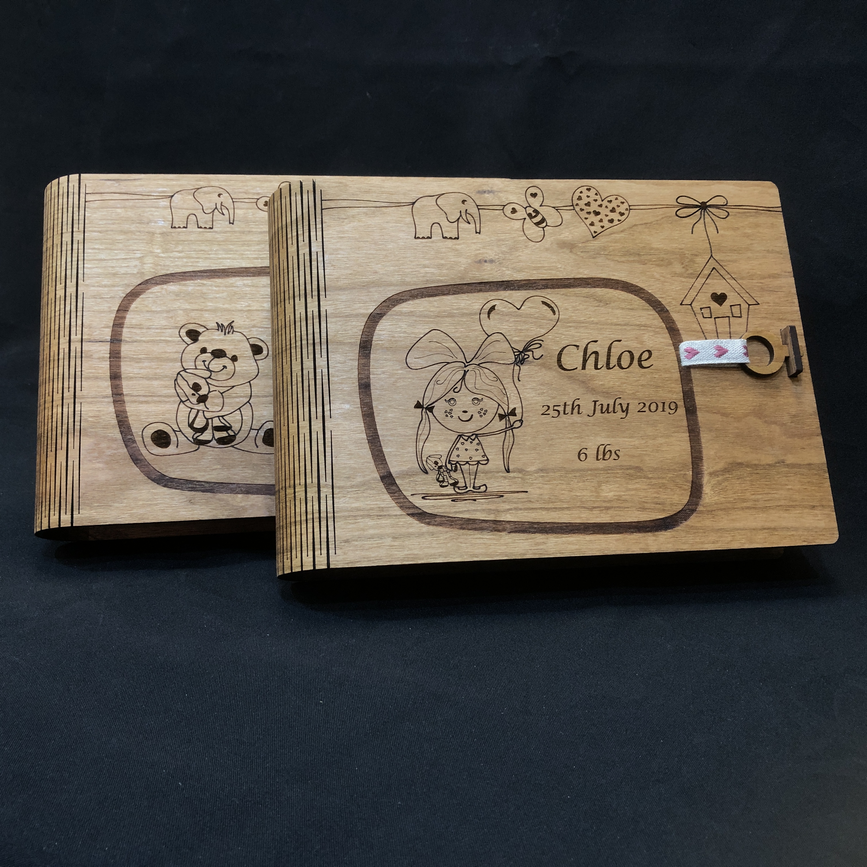 Baby Keepsake Book Box