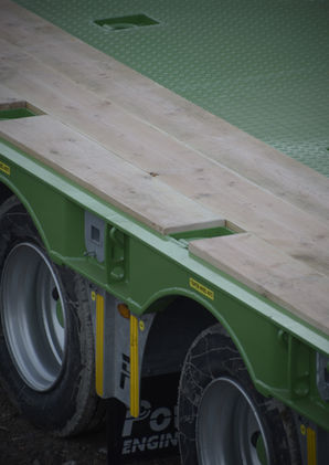 Power Engineering HD-34 PCG Low Loader with Folding Wedge Ramps