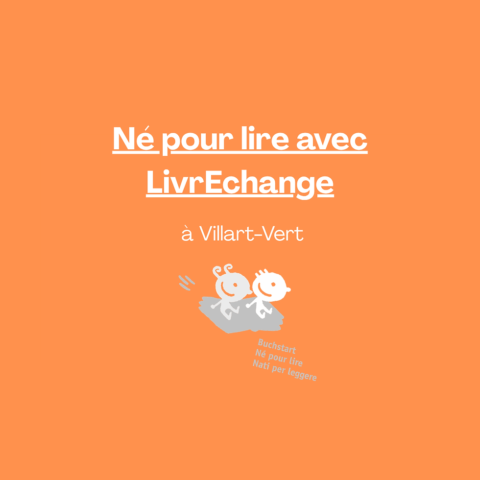 Né pour lire avec LivrEchange à Villars-Vert