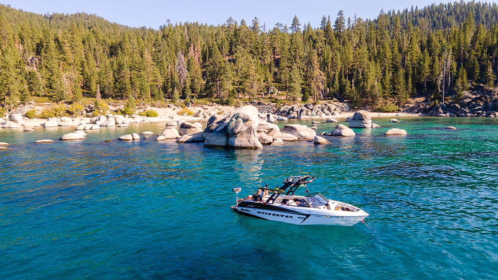 Boating on Lake Tahoe