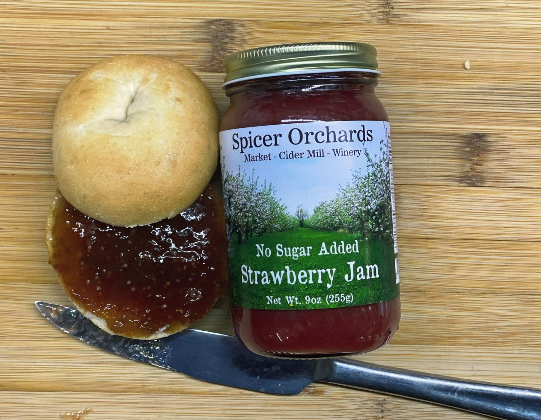 Juice Sweetened Strawberry Jam