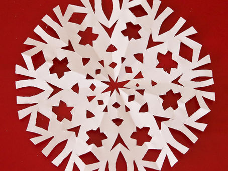 Schneeflocken basteln