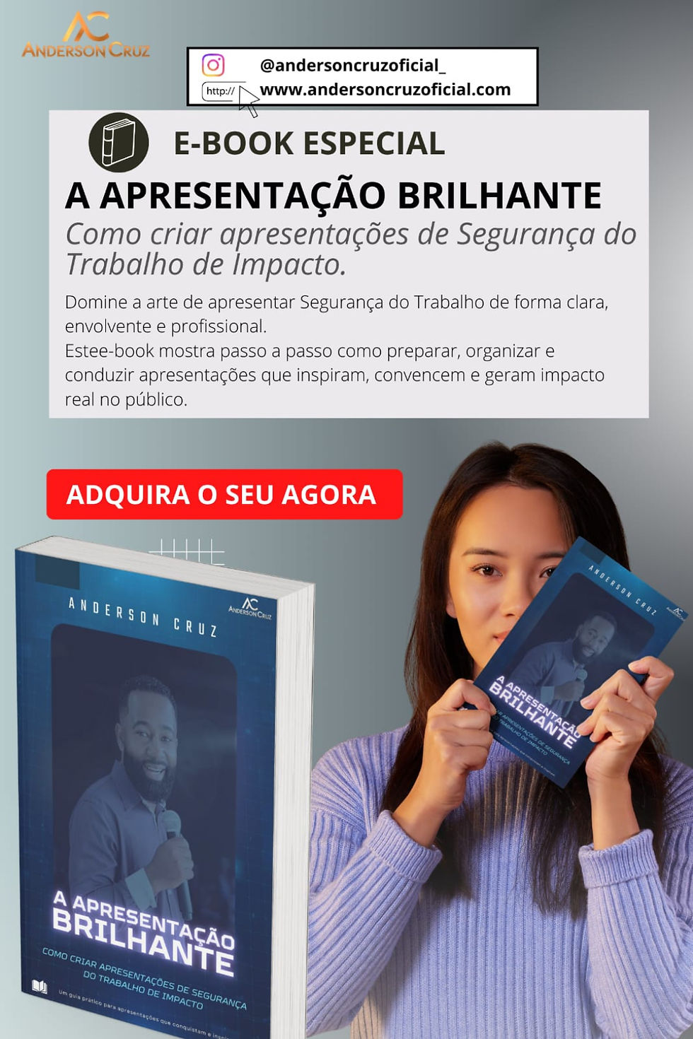 Apresentação Brilhante - Crie apresentações de SST de alto impacto