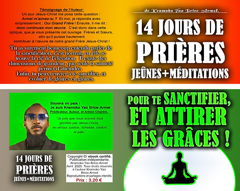 Livre pour te sanctifier et attirer les grâces en 14 jours de prières, jeûnes et méditations
