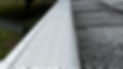 close up side profile of bulldog gutter guard installed by shepherd & sons inc. on 6 inch white gutter