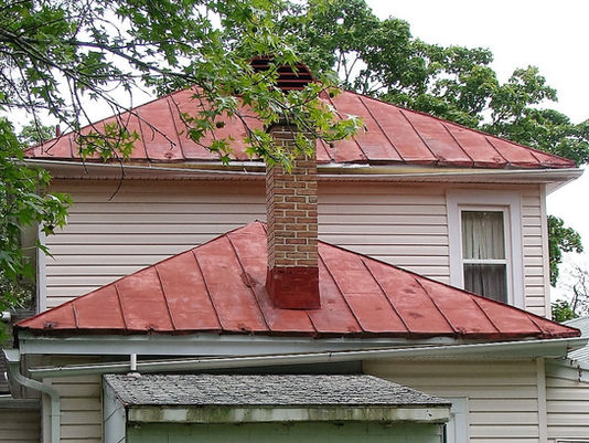 gutters falling off 2 story home