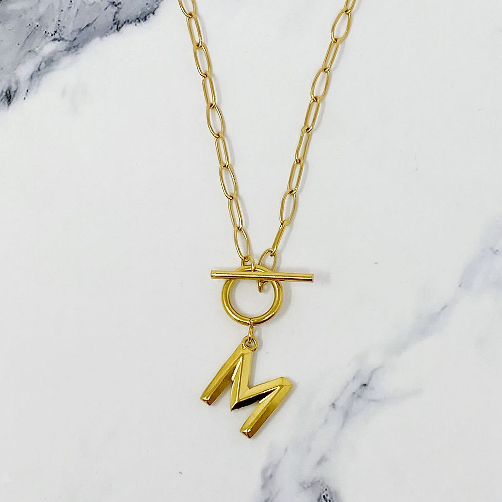 Thumbnail: Modern Classic Initial Necklace