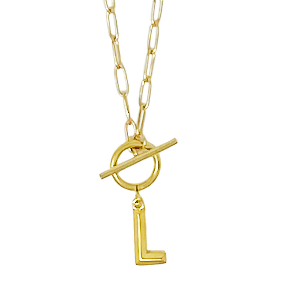 Thumbnail: Modern Classic Initial Necklace