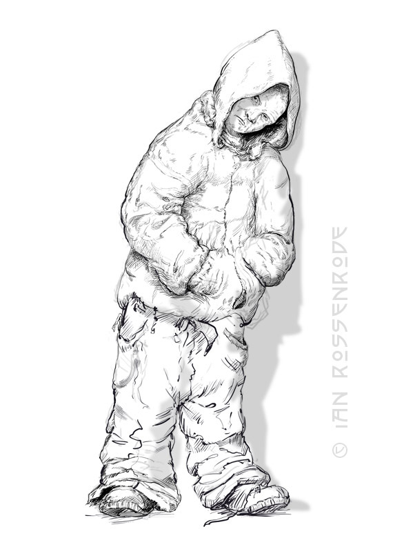 hoodie sketch