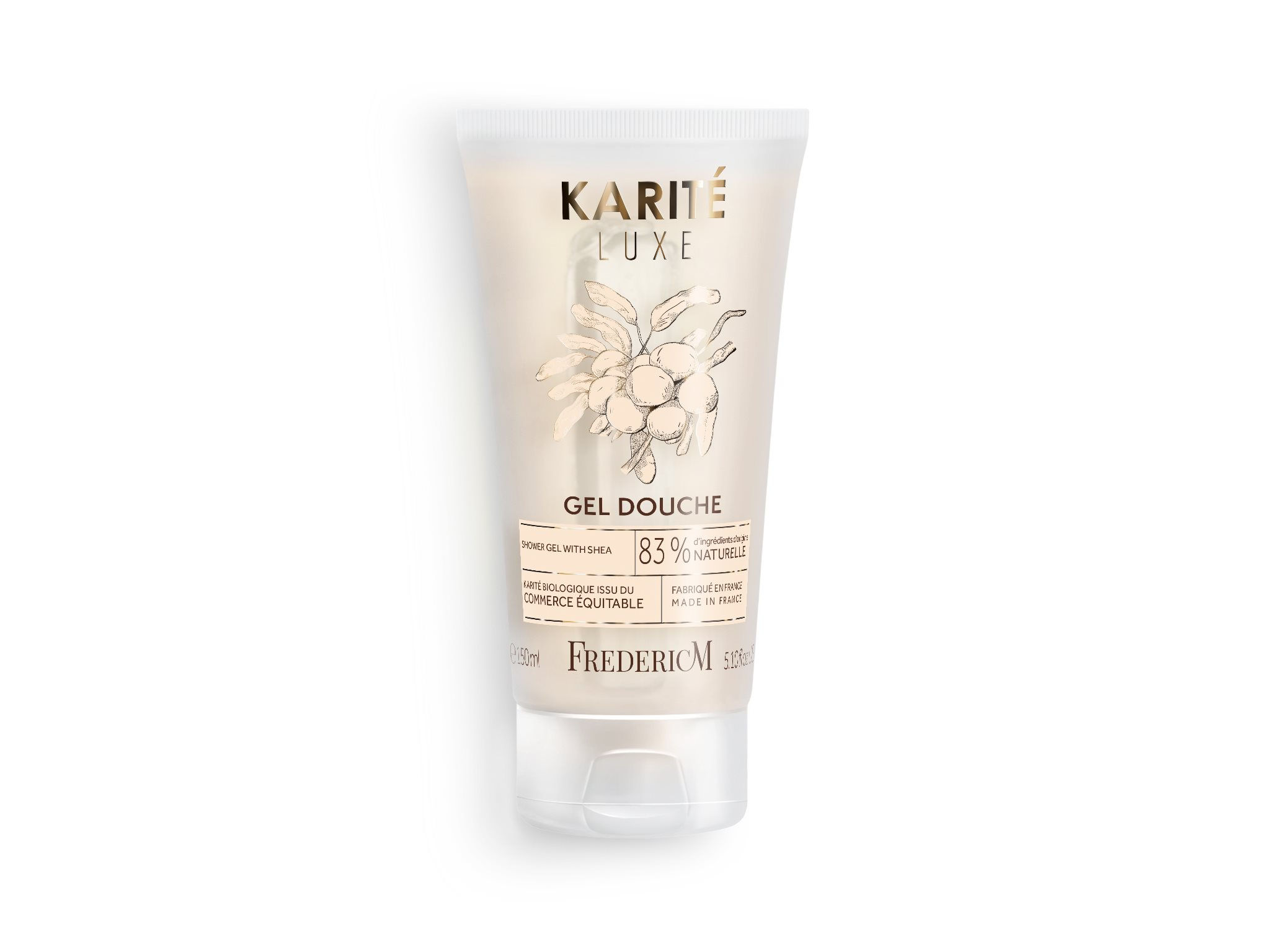 gel douche karité luxe