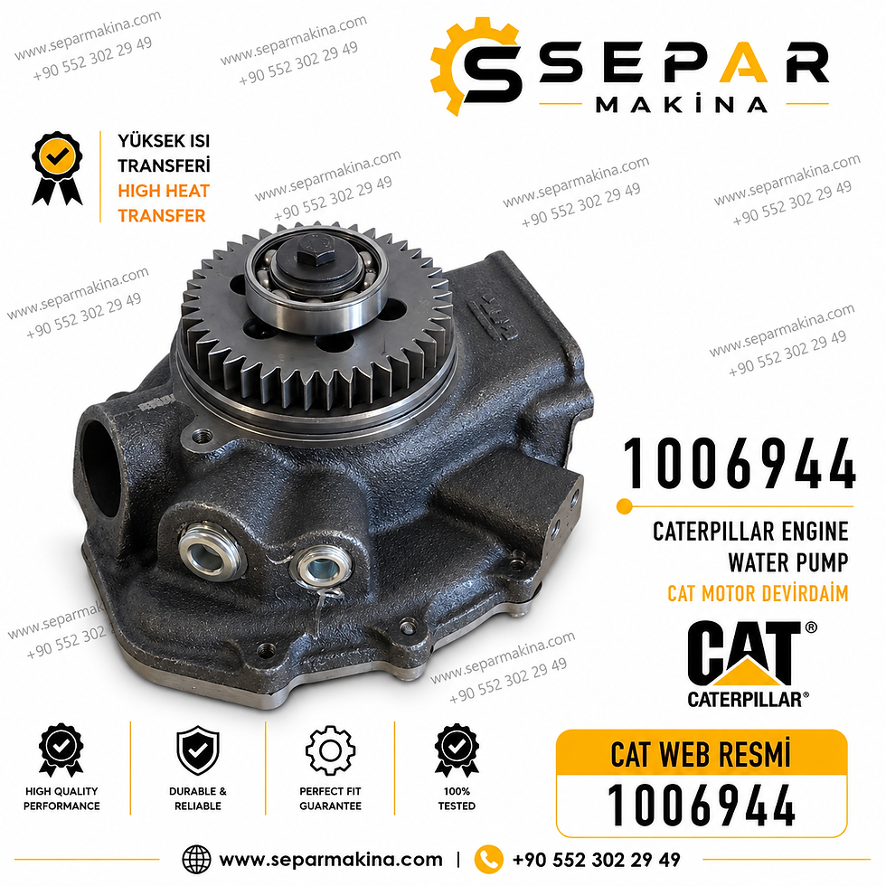 CATERPILLAR ENGINE WATER PUMP, CAT MOTOR DEVİRDAİM POMPASI,352-2077, 100-6944,