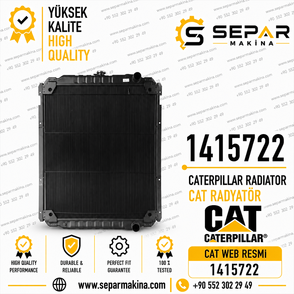 CATERPILLAR RADYATÖR, 1415722, 1874226, 320 B, 320 B L, 320 B LN, 320 B N,