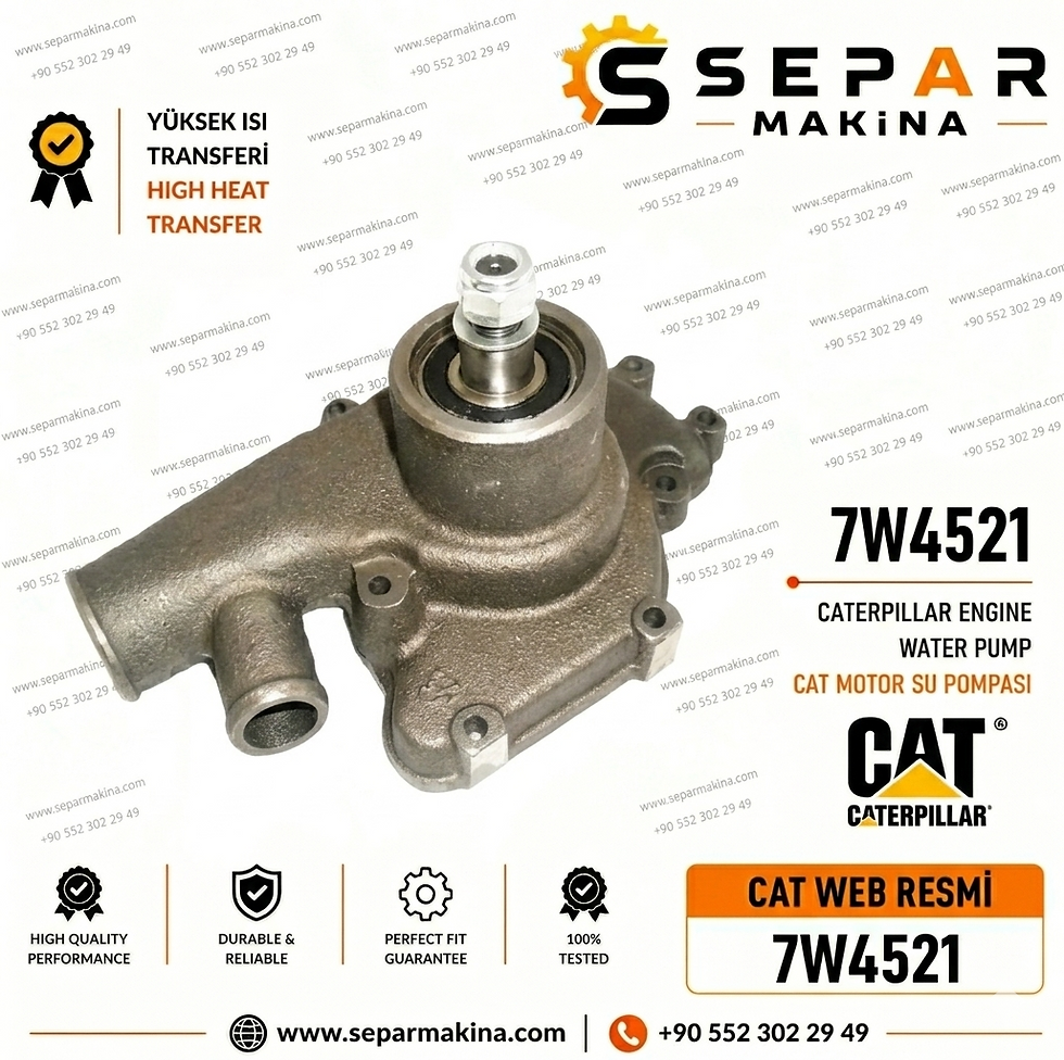 CAT MOTOR DEVİRDAİM SU POMPASI, 7W4521,7W6225, 7W-4521,