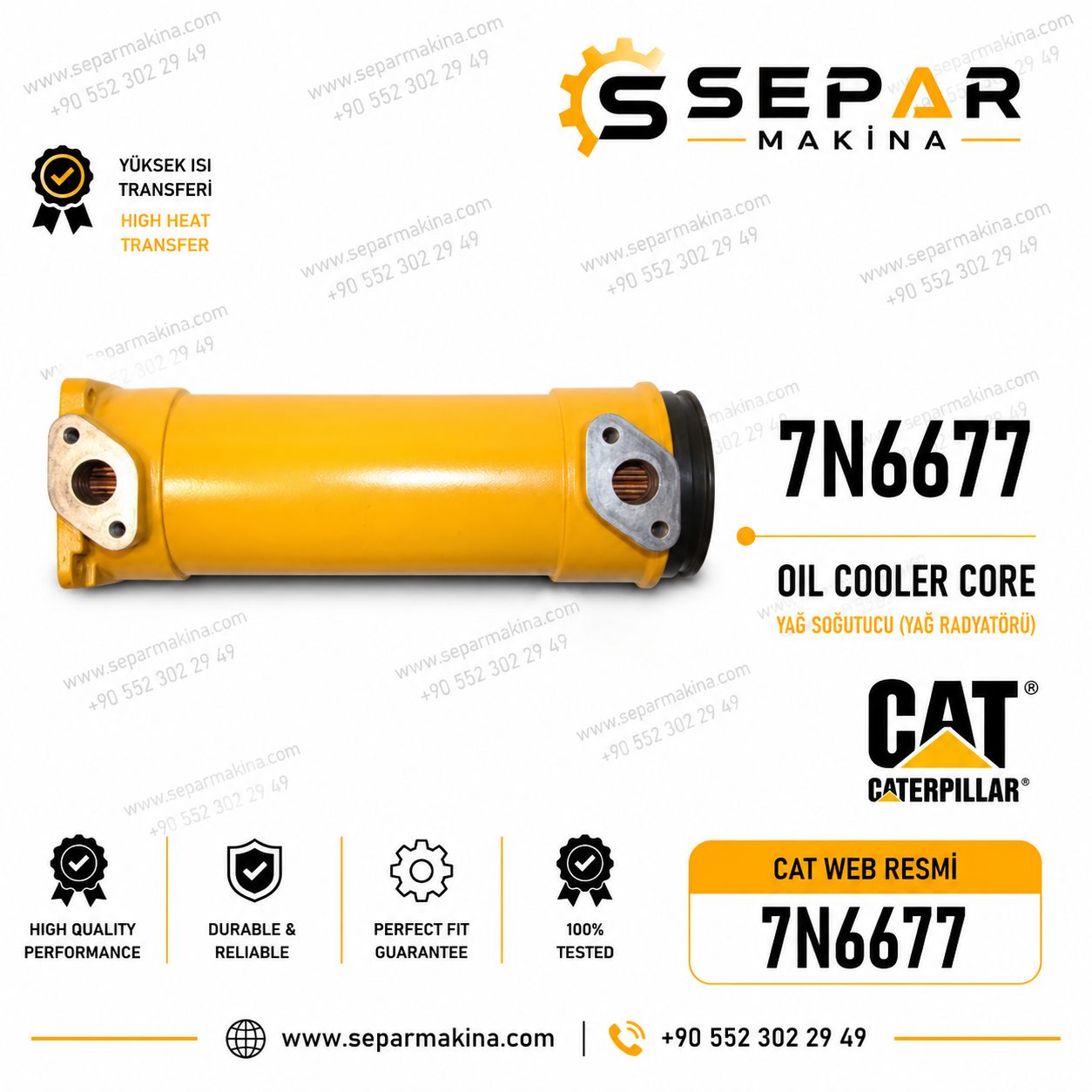 CAT ENGINE OİL COOLER, 7N6677, 9M8038, 7N6628, 2M8109, 4M5610, 1S6764 - D67