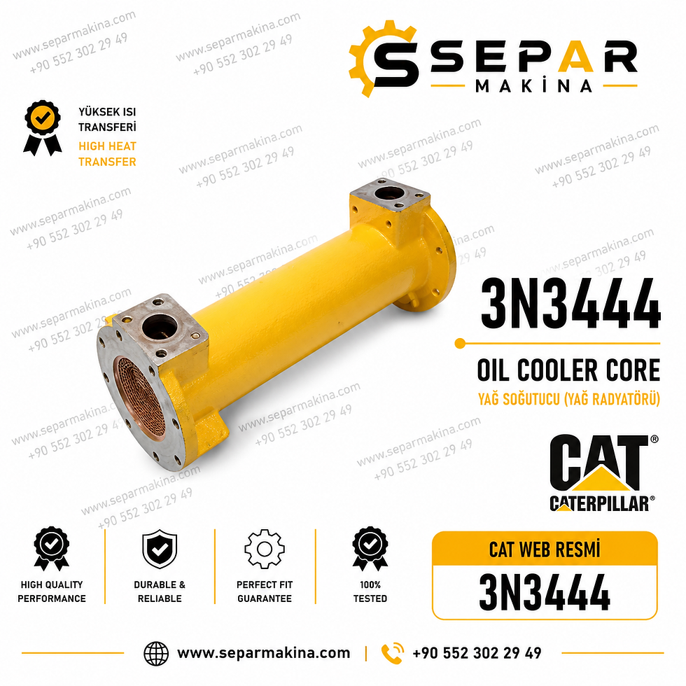 CAT MOTOR YAĞ SOĞUTUCUSU, 6N9213, 3N3444, 5L9973 - D343, 988