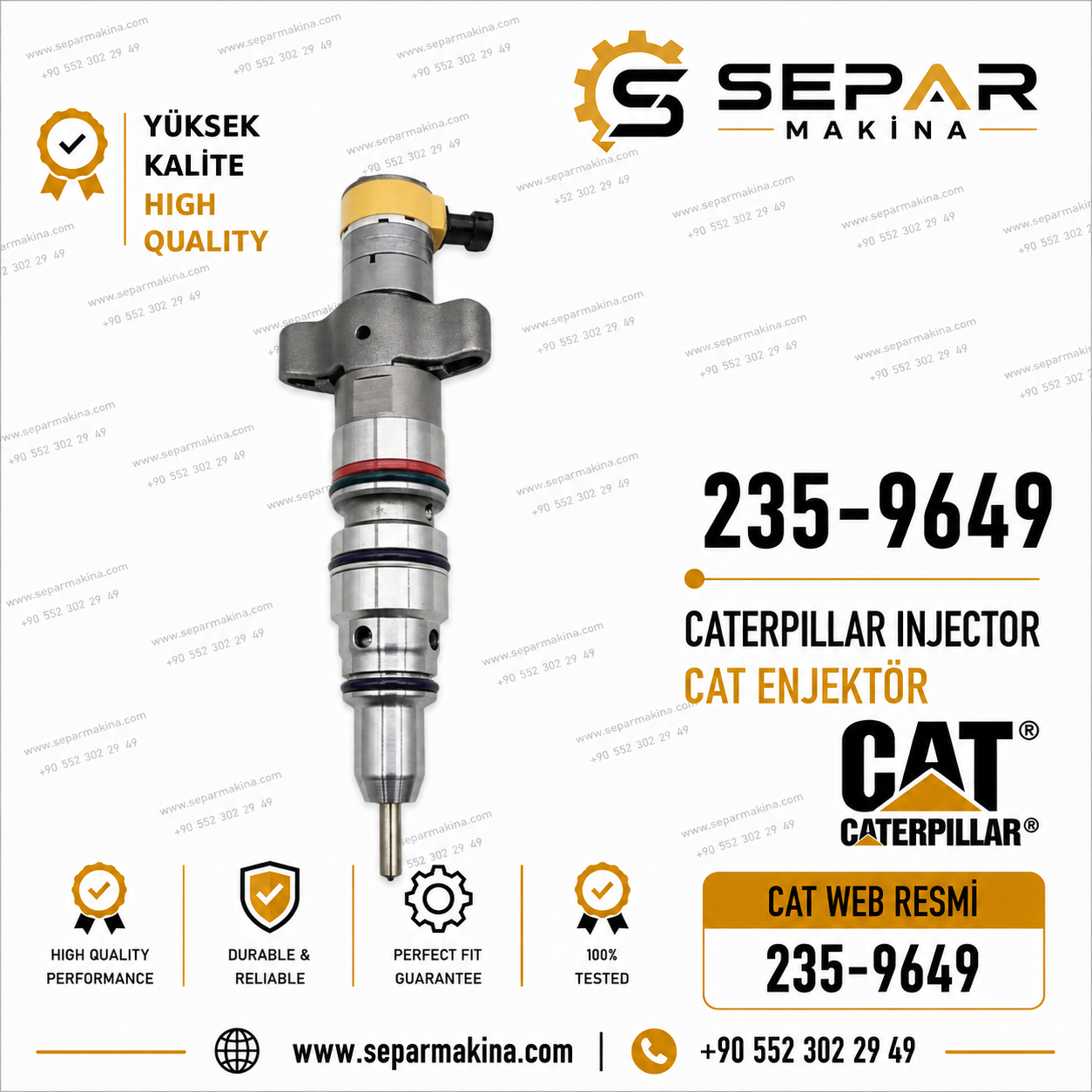 CAT ENJEKTÖR, 235-9649, 235-2888, C-9
