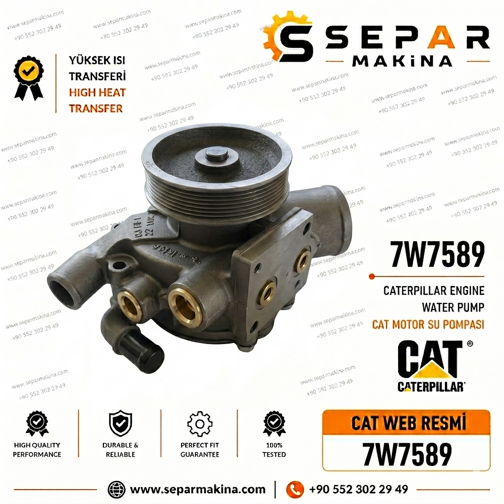 CAT MOTOR DEVİRDAİM SU POMPASI, 7W7589, 7W-7589, 7C4508, 7C-4508, 3522151