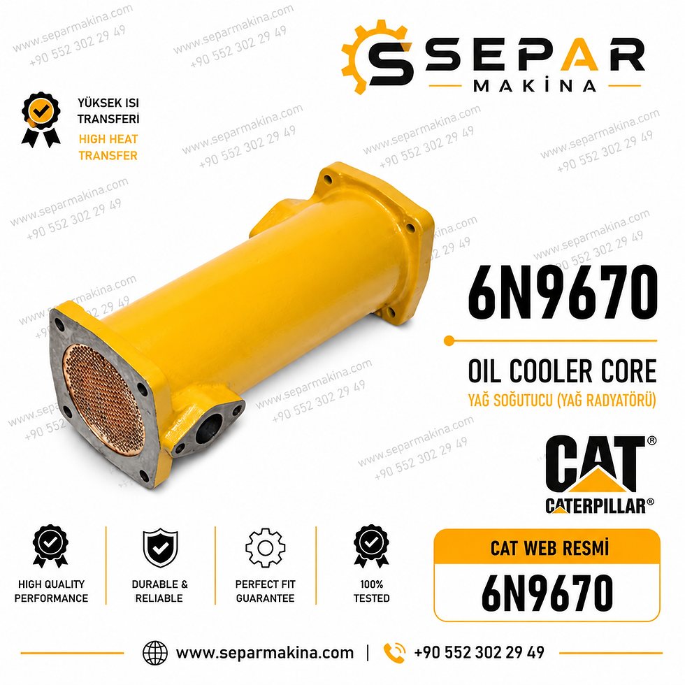 CAT ENGINE OİL COOLER, 6N9670, 9M8044, 2M0614, 2R1242 - C12, 345B, C10