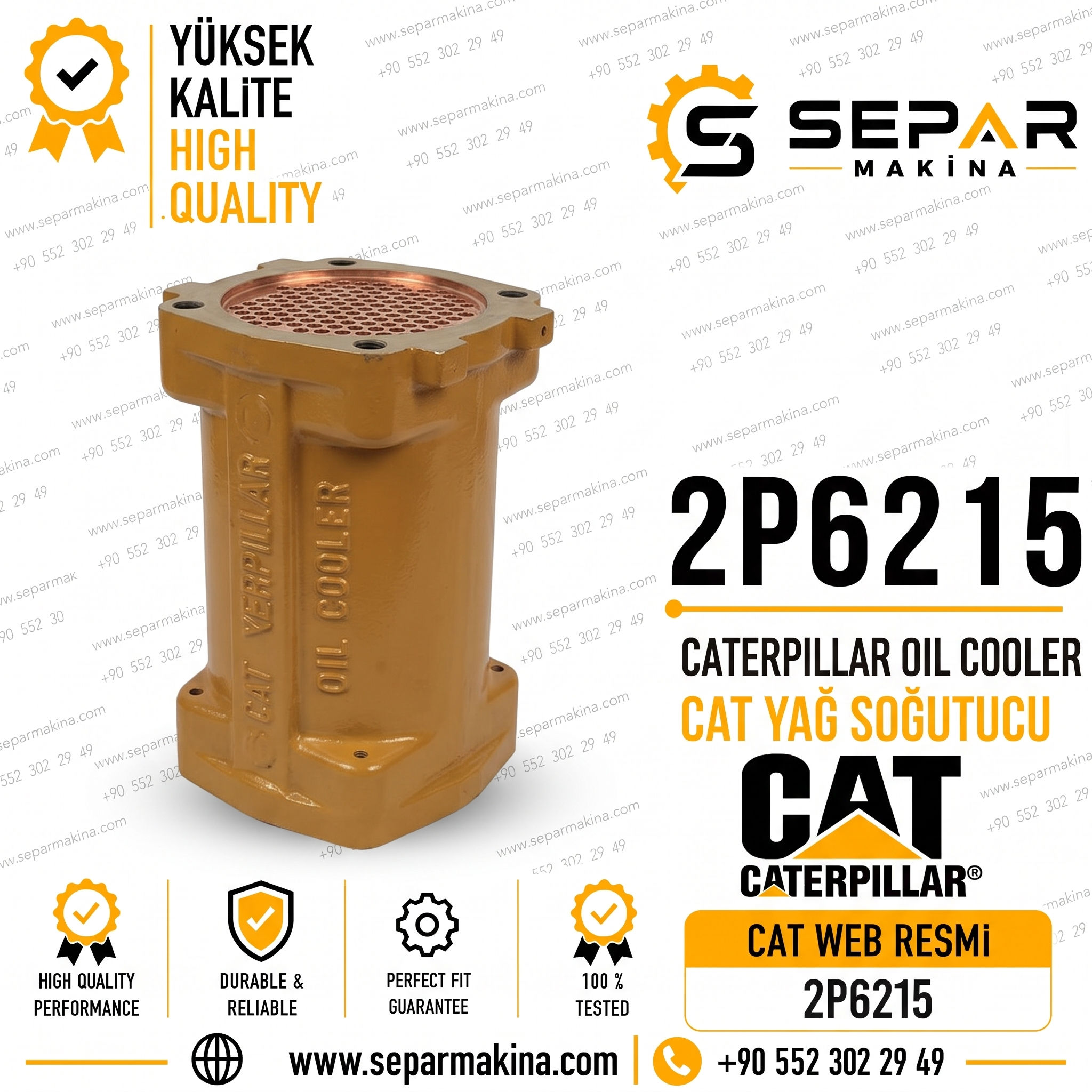 CAT ENGINE OİL COOLER, 2P6215, 7N0165, 7S6395, 7S6394, 0R3499,