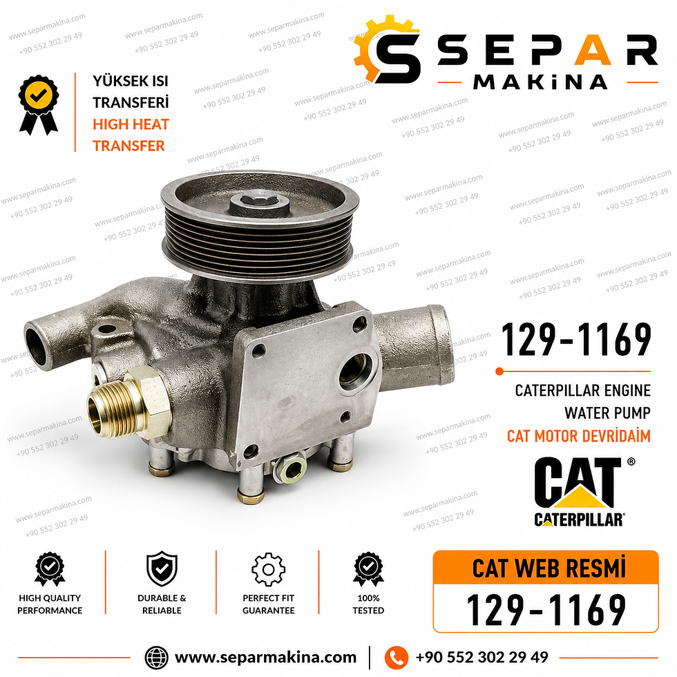 CATERPILLAR ENGINE WATER PUMP, 129-1169, 1291169, 352-2080, 3522080, 4W0253