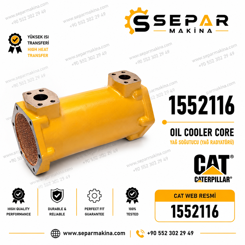 CAT MOTOR YAĞ SOĞUTUCUSU, 1552116, 7N0107, OR3512, 6N3815, 1W0156, 7W0675,
